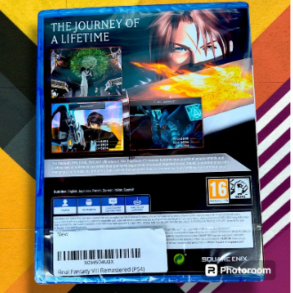 BRAND NEW Final Fantasy VIII (FF8) Remastered PS4 PS5 Video Game Factory Sealed! - Picture 2 of 6